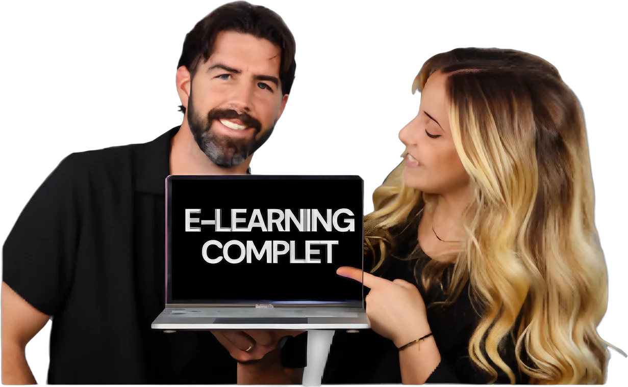 Marlène et Matthias présentent l'ordinateur « e-learning complet »